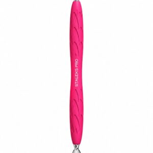 STALEKS PRO UNIQ Doppelter Nagelhautschieber PQ-10/5 – Edelstahl mit Gummy-Silikongriff