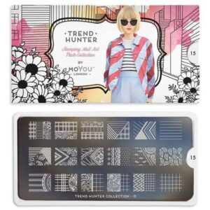 MoYou London Stempelplatte „Trend Hunter Collection“ Nr. 15