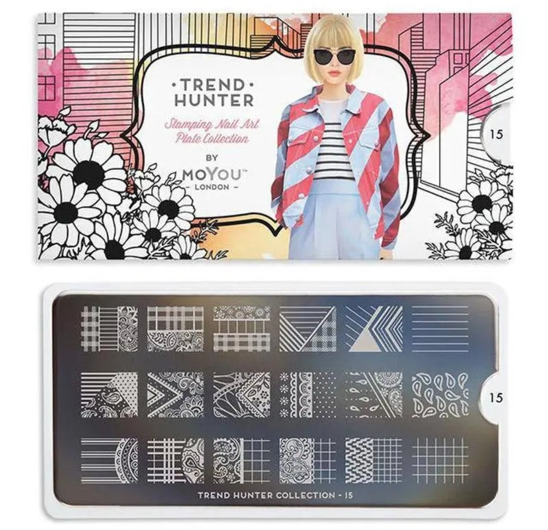MoYou London Stempelplatte „Trend Hunter Collection“ Nr. 15