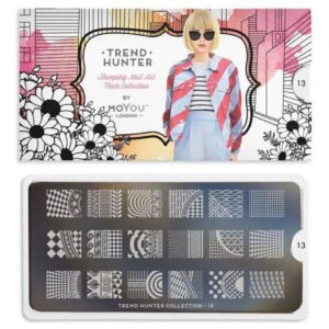 MoYou London Stempelplatte „Trend Hunter Collection“ Nr. 13