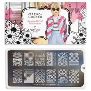 MoYou London Stempelplatte „Trend Hunter Collection“ Nr. 18