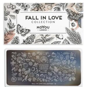 MoYou London Stempelplatte „Fall in Love Collection“ Nr. 12