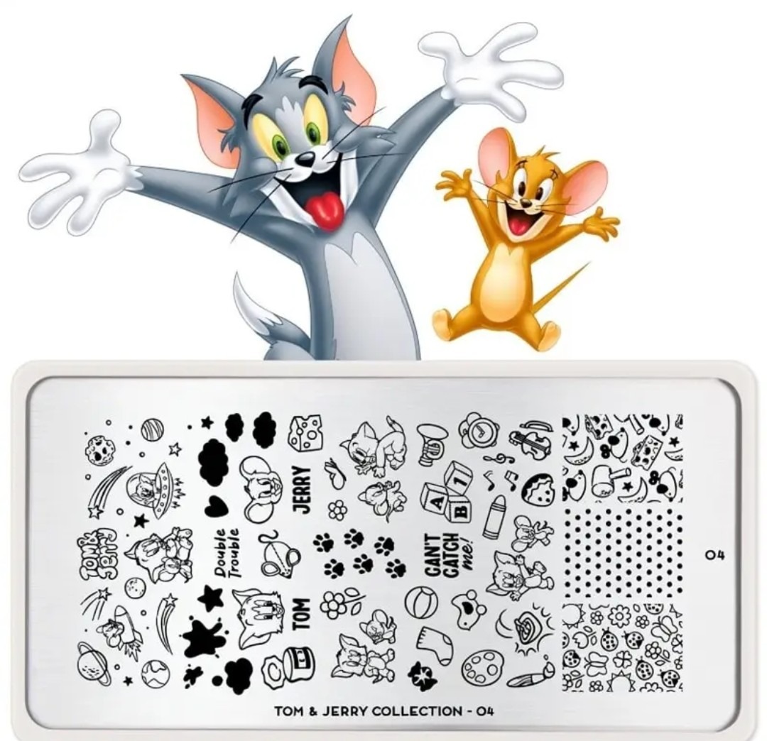 MoYou London Stempelplatte „Tom & Jerry Collection“ – Sonderausgabe Nr. 04