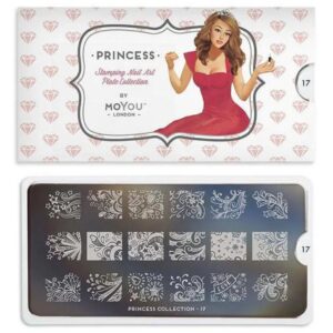 MoYou London Stempelplatte „Princess Collection“ Nr. 17