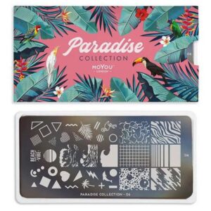 MoYou London Stempelplatte „Paradise Collection“ Nr. 06