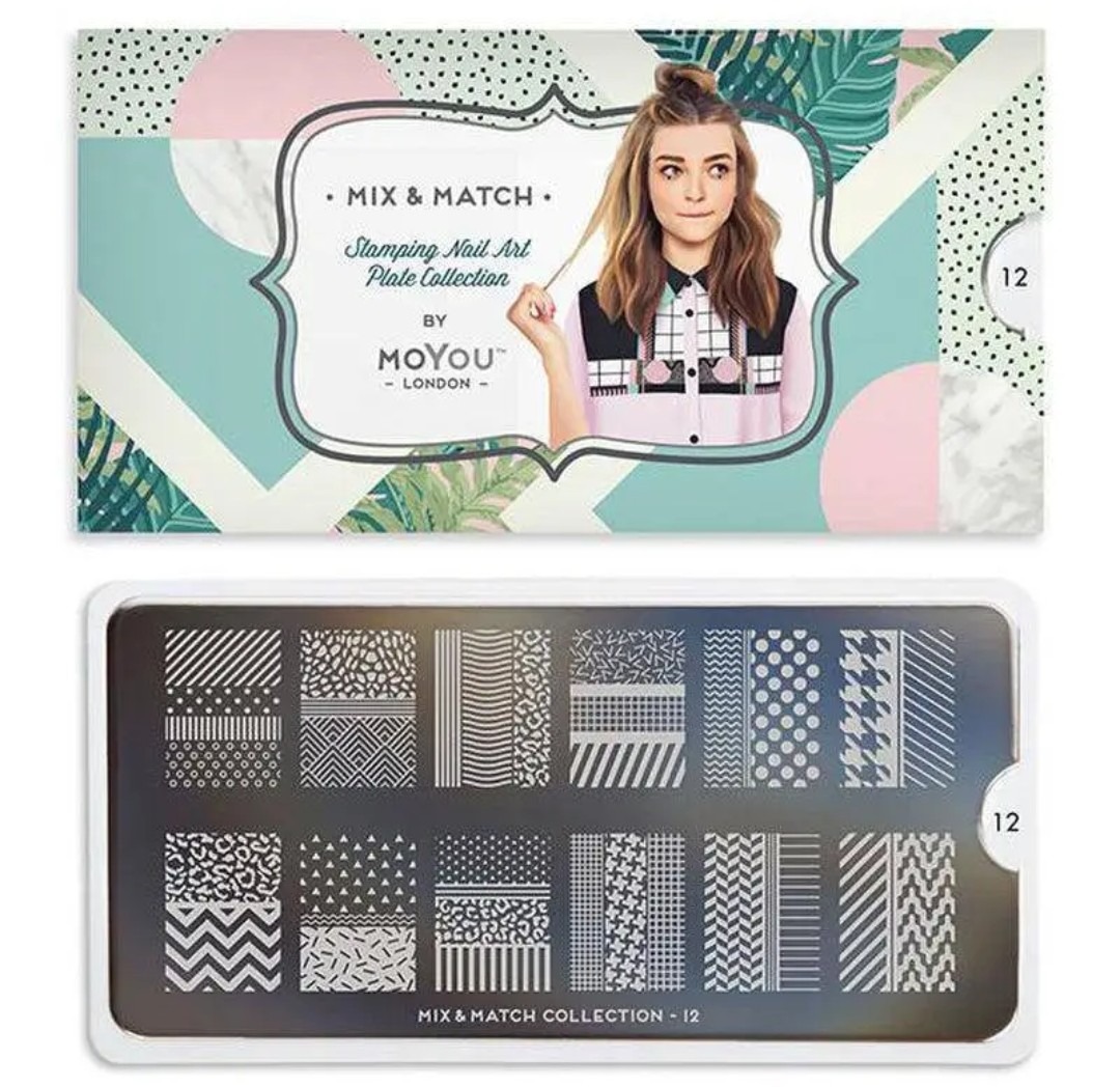 MoYou London Stempelplatte „Mix & Match Collection“ Nr. 12