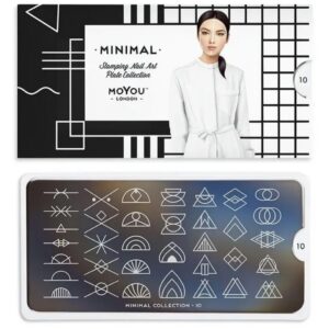 MoYou London Stempelplatte „Minimal Collection“ Nr. 10