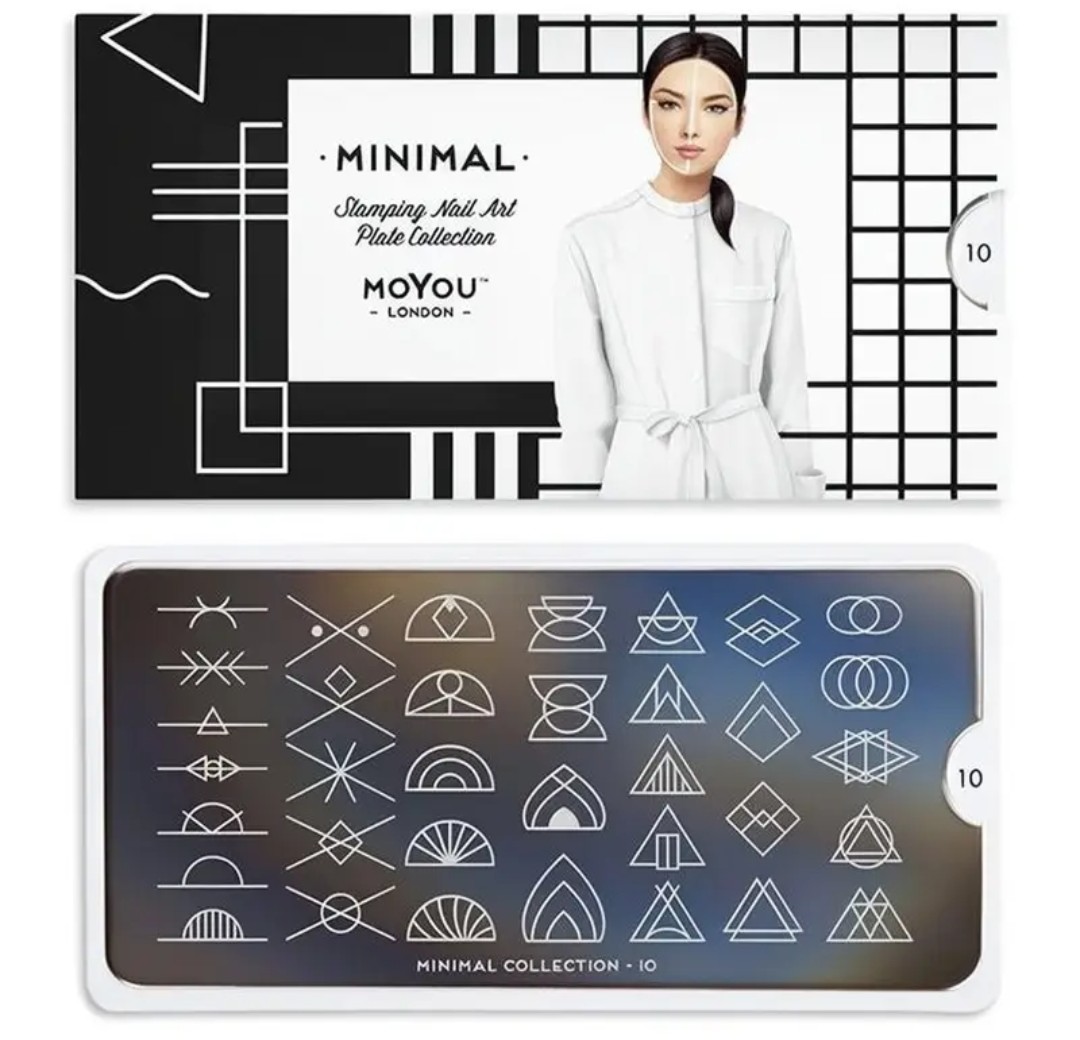 MoYou London Stempelplatte „Minimal Collection“ Nr. 10