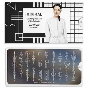 MoYou London Stempelplatte „Minimal Collection“ Nr. 07