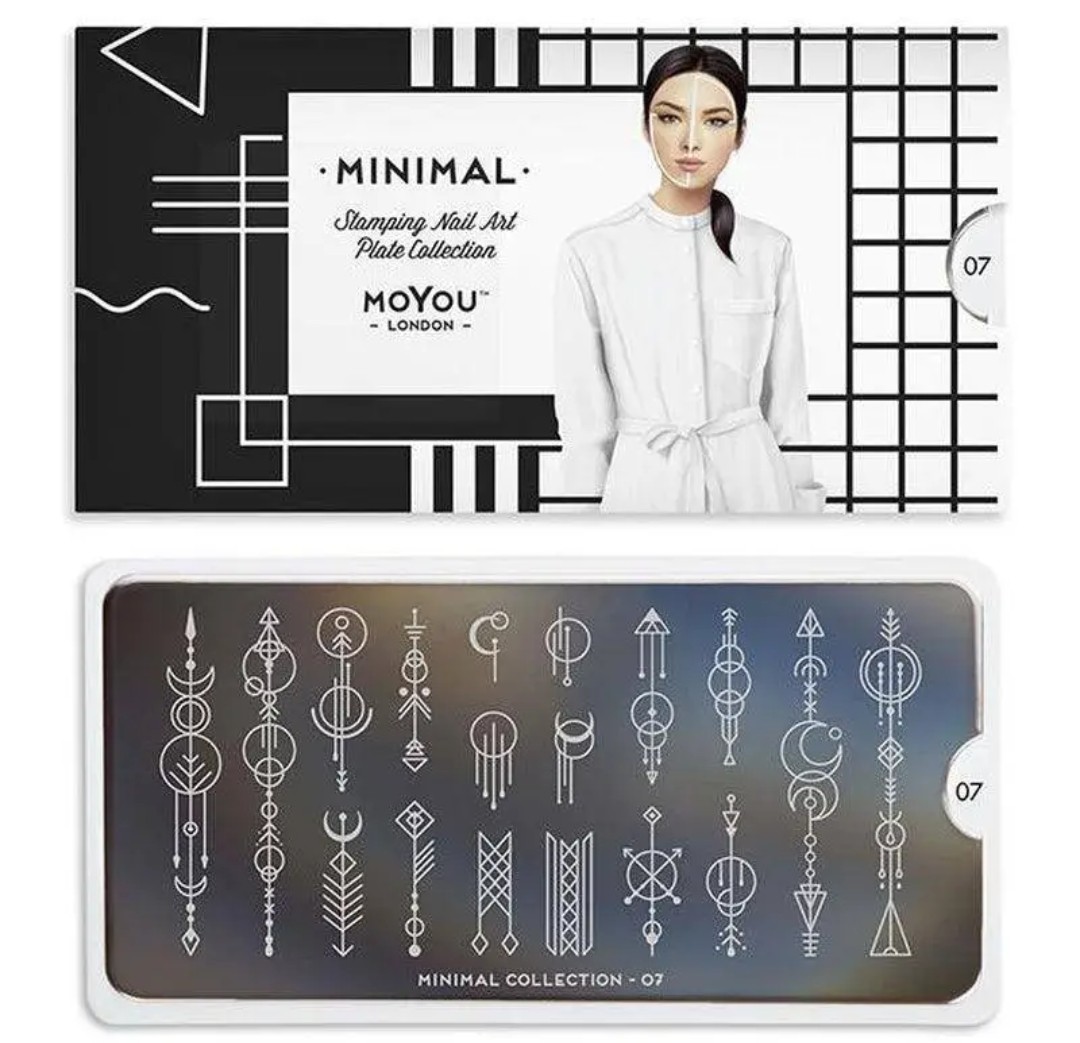 MoYou London Stempelplatte „Minimal Collection“ Nr. 07