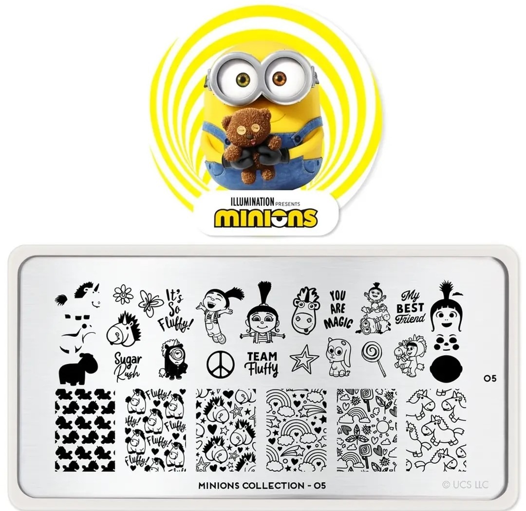 MoYou London Stempelplatte „Minions Collection“ – Sonderausgabe - Nr. 5