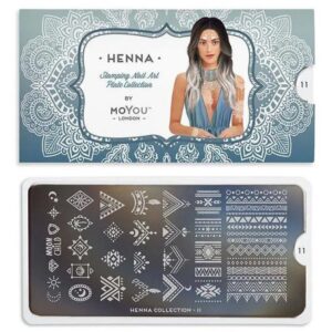 MoYou London Stempelplatte „Henna Collection“ Nr. 11