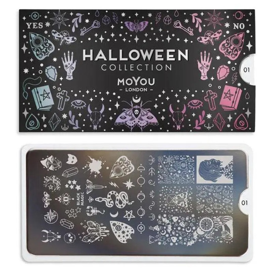 MoYou London Stempelplatte „Halloween Collection“ Nr. 01