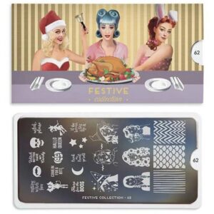 MoYou London Stempelplatte „Festive Collection“ – Sonderausgabe - Nr. 62
