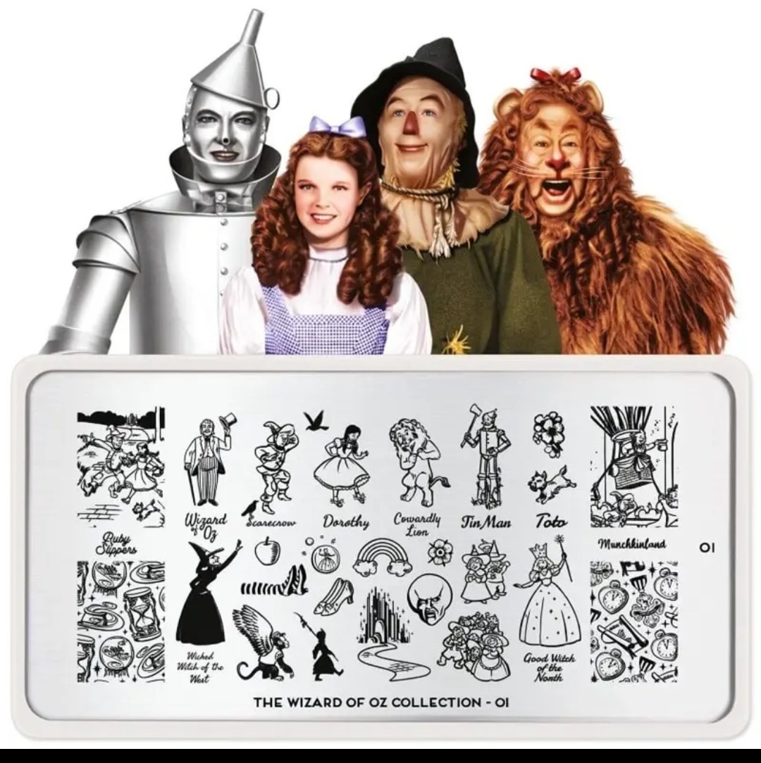MoYou London Stempelplatte „The Wizard of Oz Collection“ – Sonderausgabe - Nr. 01