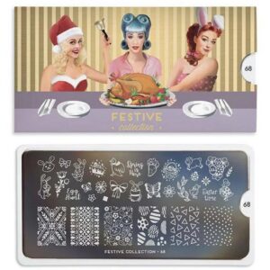 MoYou London Stempelplatte „Festive Collection“ – Sonderausgabe - Nr. 68