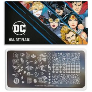 MoYou London Stempelplatte „DC Comics Collection“ – Sonderausgabe - Nr. 08