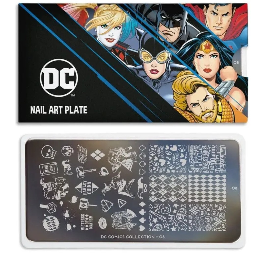 MoYou London Stempelplatte „DC Comics Collection“ – Sonderausgabe - Nr. 08