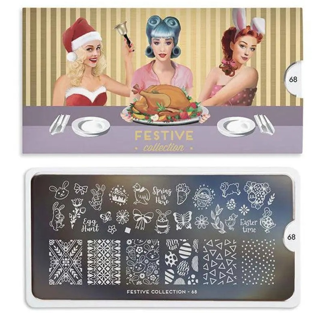 MoYou London Stempelplatte „Festive Collection“ – Sonderausgabe - Nr. 68