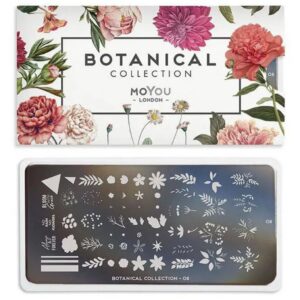 MoYou London Stempelplatte „Botanical Edition“ Nr. 08