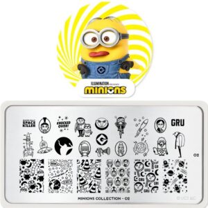 MoYou London Stempelplatte „Minions Collection“ – Sonderausgabe - Nr. 2