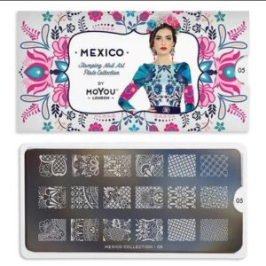 MoYou London Stempelplatte „Mexico Collection“ Nr. 05
